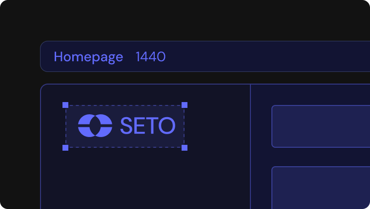 Responsive desktop blueprint used to confirm definition of done